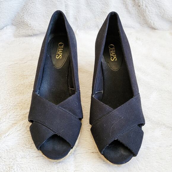 Chaps Open Toe Wedge Sandal - Picture 2 of 6